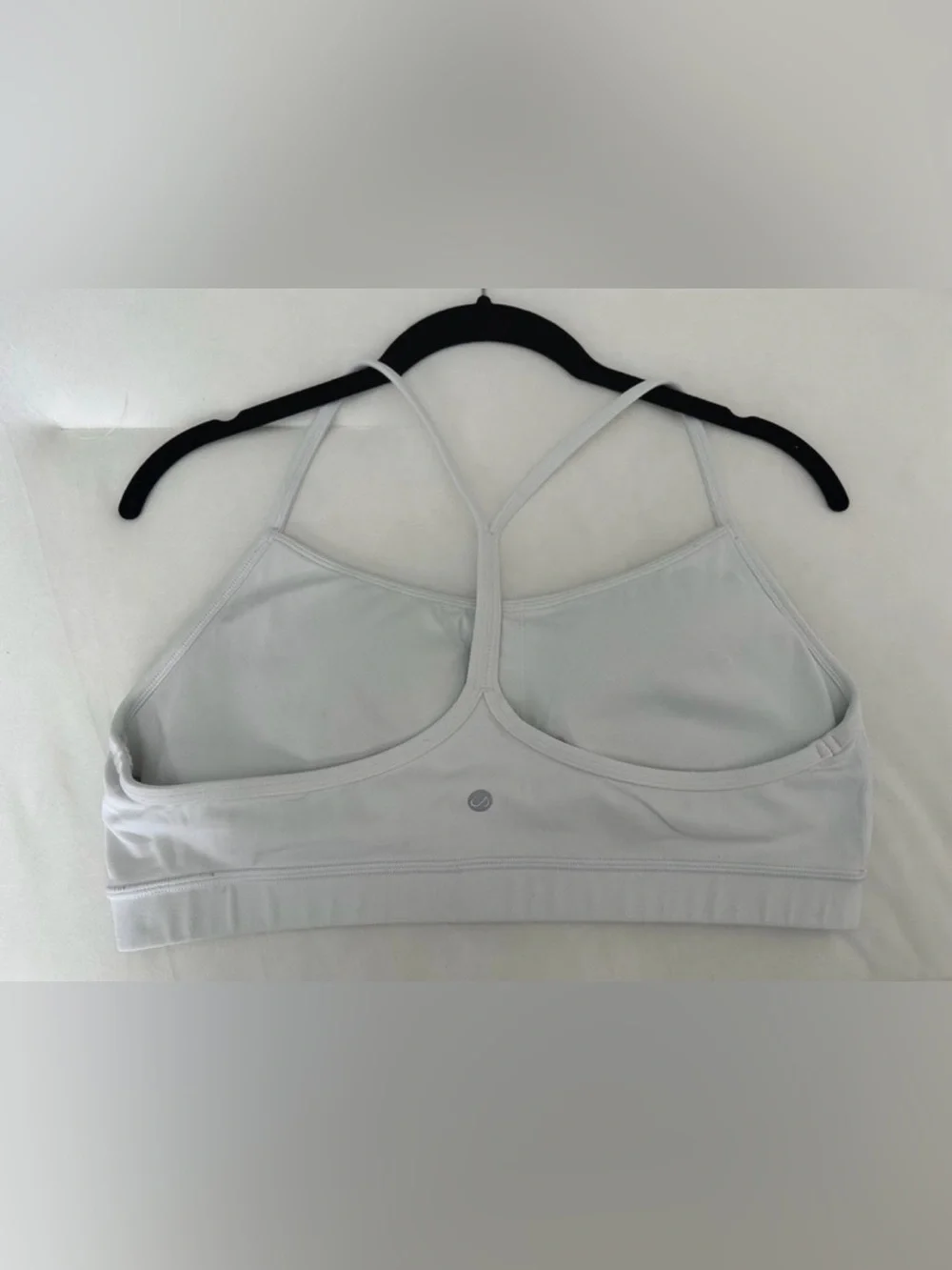 CRZ yoga white sports bra large